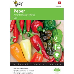 5 stuks - Peper Mixed 5 soorten Tuinplus