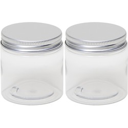 2x Mini weckpotje/inmaakpotje 100 ml van kunststof - Weckpotten