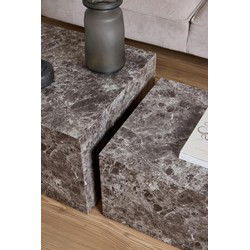 Salontafel Lichtbruin MDF - Vierkant 58x58x40cm - Lima