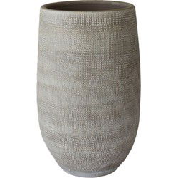 HS Potterie Taupe Vaas - Pot Tokio - D19xH30