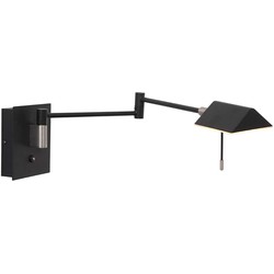 Design LED wandlamp Steinhauer Retina Zwart