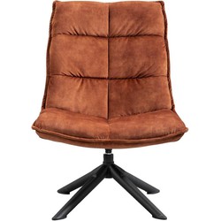 Fauteuil Lucas - Velvet Koper