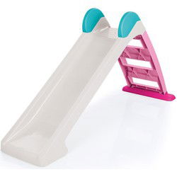 Dolu Glijbaan 72x133x45 cm Wit/Roze/Blauw