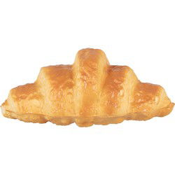 Clayre & Eef Decoratie Croissant 13x7x5 cm Bruin Kunststof