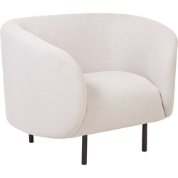 Beliani LOEN - Fauteuil-Beige-Polyester