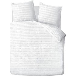 Dekbedovertrekset Lanotte® - 240x200/220 + 2*60x70 - Amalfi Collectie - Seer Sucker White