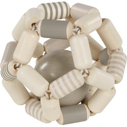 Goki Goki Touch ring elastic ball, grey white Ø= 7 cm