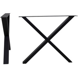 Nimes Legs for dining table - Legs for dining table powder coated in black Design X