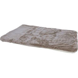 Boon plaid supersoft 100x75 cm taupe/beige