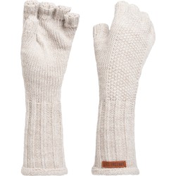 Knit Factory Ika Handschoenen - Beige - One Size
