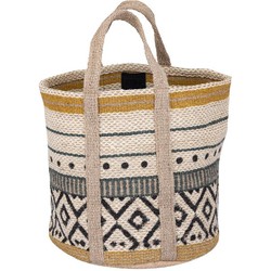 PTMD Mand Reah - 30x30x45 cm - Jute - Groen