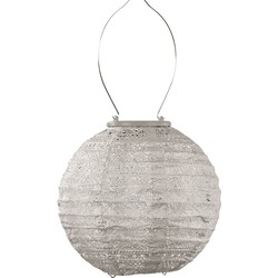 LUMIZ Solar tuinverlichting Spectare Rond - 20 cm - Licht Taupe