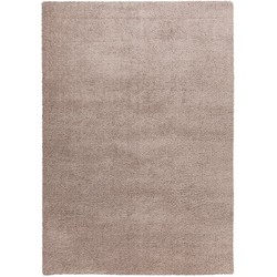 Basic Home Dream Vloerkleed - Hoogpolig Tapijt - Soft - Effen - Beige- 160x230 CM