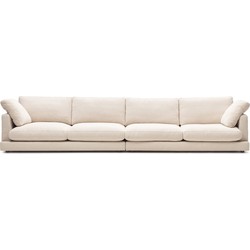 Kave Home - Gala 6-zitsbank in beige 390 cm