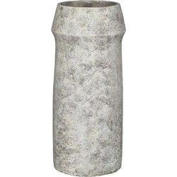 PTMD Nimma Grey cement pot wide top round high XL