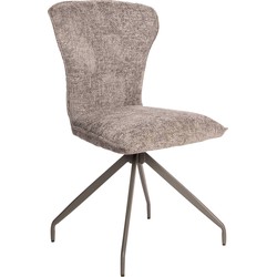 PTMD Vetus Taupe dining chair legacy 3 mink grey legs