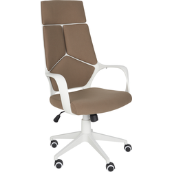 Beliani DELIGHT - Bureaustoel-Bruin-Polyester