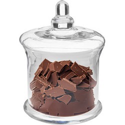 Secret de Gourmet Voorraadpot/koektrommel - glas - 1 liter - Voorraadpot