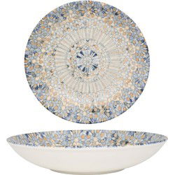 Bonna Diepbord - Luca Mosaic - Porselein - 23 cm (1000cc) - set van 6