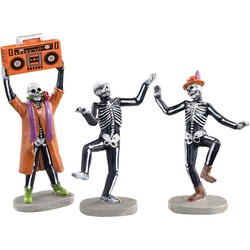 Jitterbones Dance Party 12x4x20 cm 3st Halloween