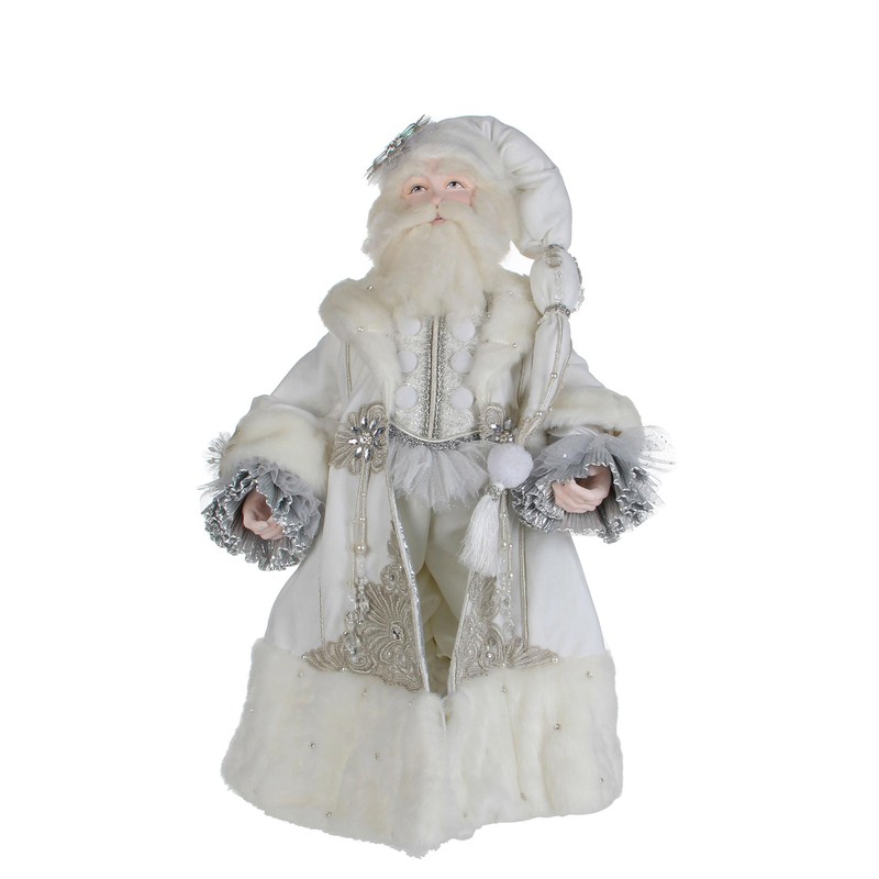 Katherine's collection sneeuwkoningin kerstman maat in cm: 65 wit - 