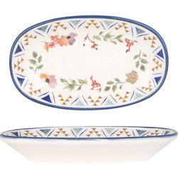 Bonna Serveerschaal - Spring - Porselein - 19x11 cm - set van 2