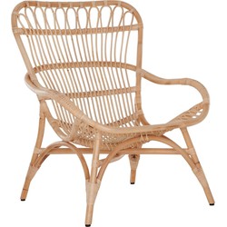 MUST Living Lounge chair Catania,95x75x80 cm, Natural rattan