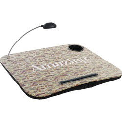 Schootkussen - amazing print gekleurd - 48x38x7 cm - met LED lamp - Dienbladen