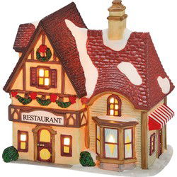 Wurm Lichthaus "Restaurant" van porselein, Kleurrijk (B/H/D) 14x16x10cm