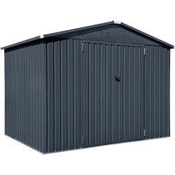 Spacemaker Gereedschapsschuur Metaal - 182x247x197 cm -Grijs