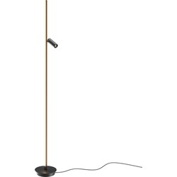 Maytoni - Vloerlamp Thin - Aluminium - Zwart