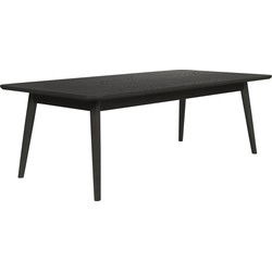 Salontafel Eikenhout 120cm - Zwart - Tafel Fabio
