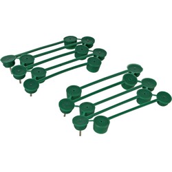 Bindingfix plantenklemmen groen dia. 15 mm 15 stuks - TalenTools