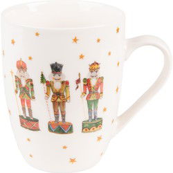 Clayre & Eef Mok Beige Porselein Notenkrakers