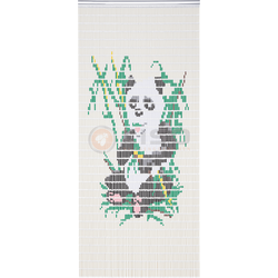 067 Vliegengordijn met Panda - kant en klaar 92 x 209