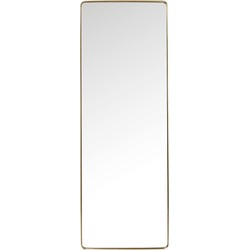 Kare Spiegel Curve Rectangular Brass 200x70cm