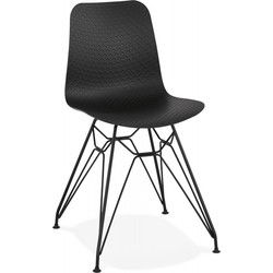 GAUDY design stoel 49x47x78 cm Zwart