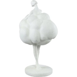 PTMD Deco Object Vecna - 27x22x43 cm - Kunsthars - Creme