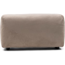 Riviera Maison Raphael Armrest, suede, light brown