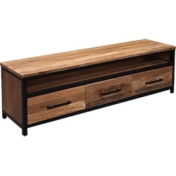 tv meubel montreal hout 50 x 160 x 45