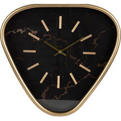 Clayre & Eef Wandklok Bruin IJzer