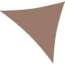 Schaduwdoek driehoek zandkleurig 3x3x3m