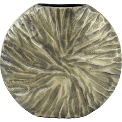 PTMD Lozac Silver alu round shaped pot wavy structure