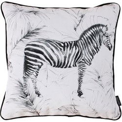 Sierkussen Velvet Zebra | 45 x 45 cm | Velvet/Polyester
