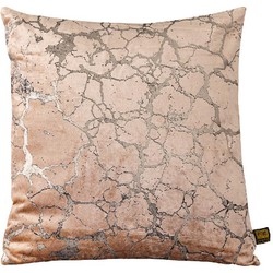 PTMD Sierkussen Kyleen - 50x3x50 cm - Fluweel - Goud