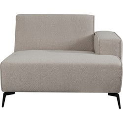 Bank Nero Longchair Arm Rechts Voorstaand 117x151x80 cm