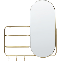 BRION - Wandspiegel - Goud - Glas