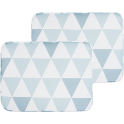 FIJI  - Tuinkussen set van 2 - Lichtblauw - 29 x 38 cm - Polyester