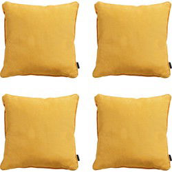 Madison -  Sierkussen Panama golden glow - Ca. 45x45 cm - Set van 4