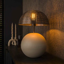 Hoyz Collection - Tafellamp 1L Sphere Natural - Natural Grey